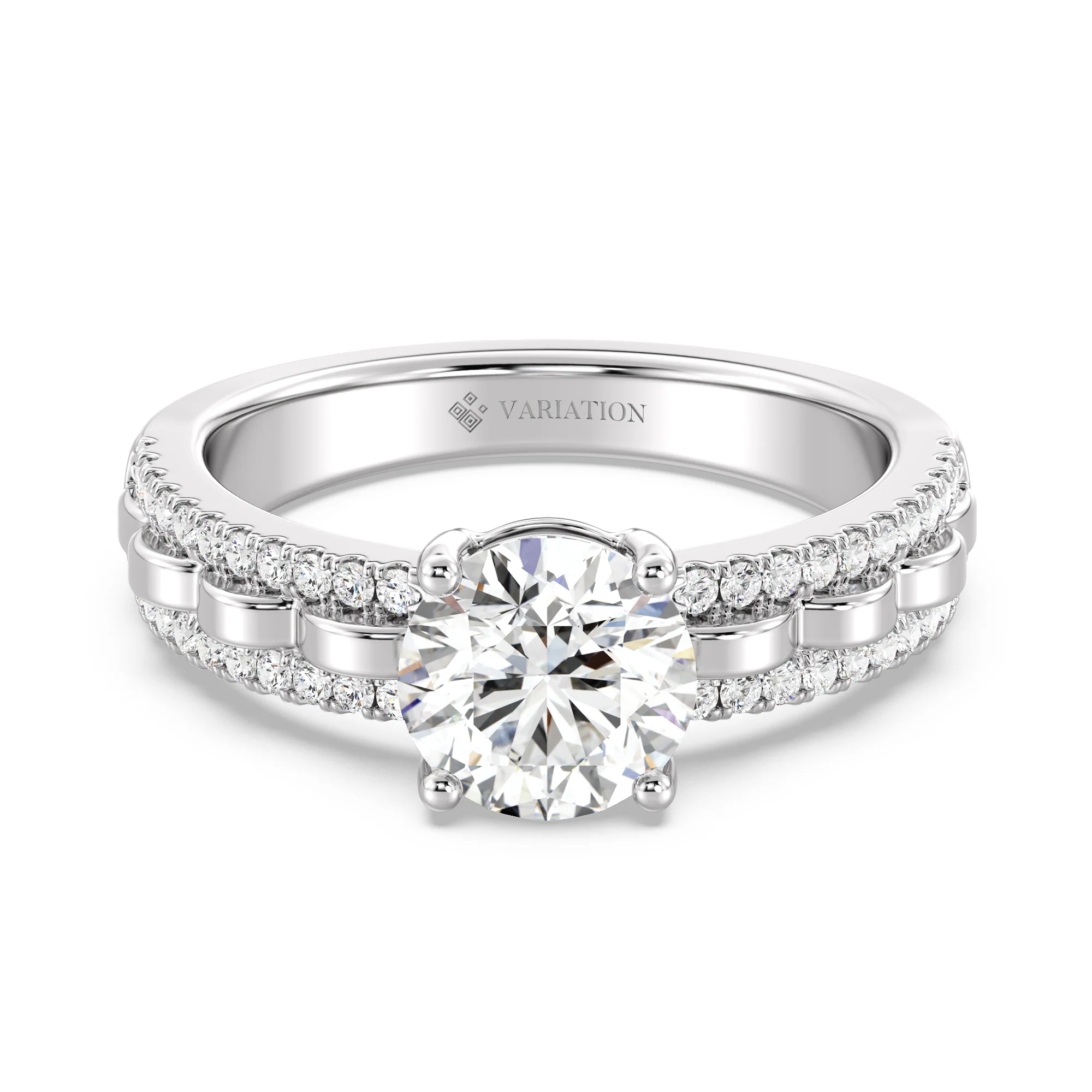 1.5 Carat Round Cut Lab Grown Diamond Solitaire Engagement Ring in 18K Gold - Image 11