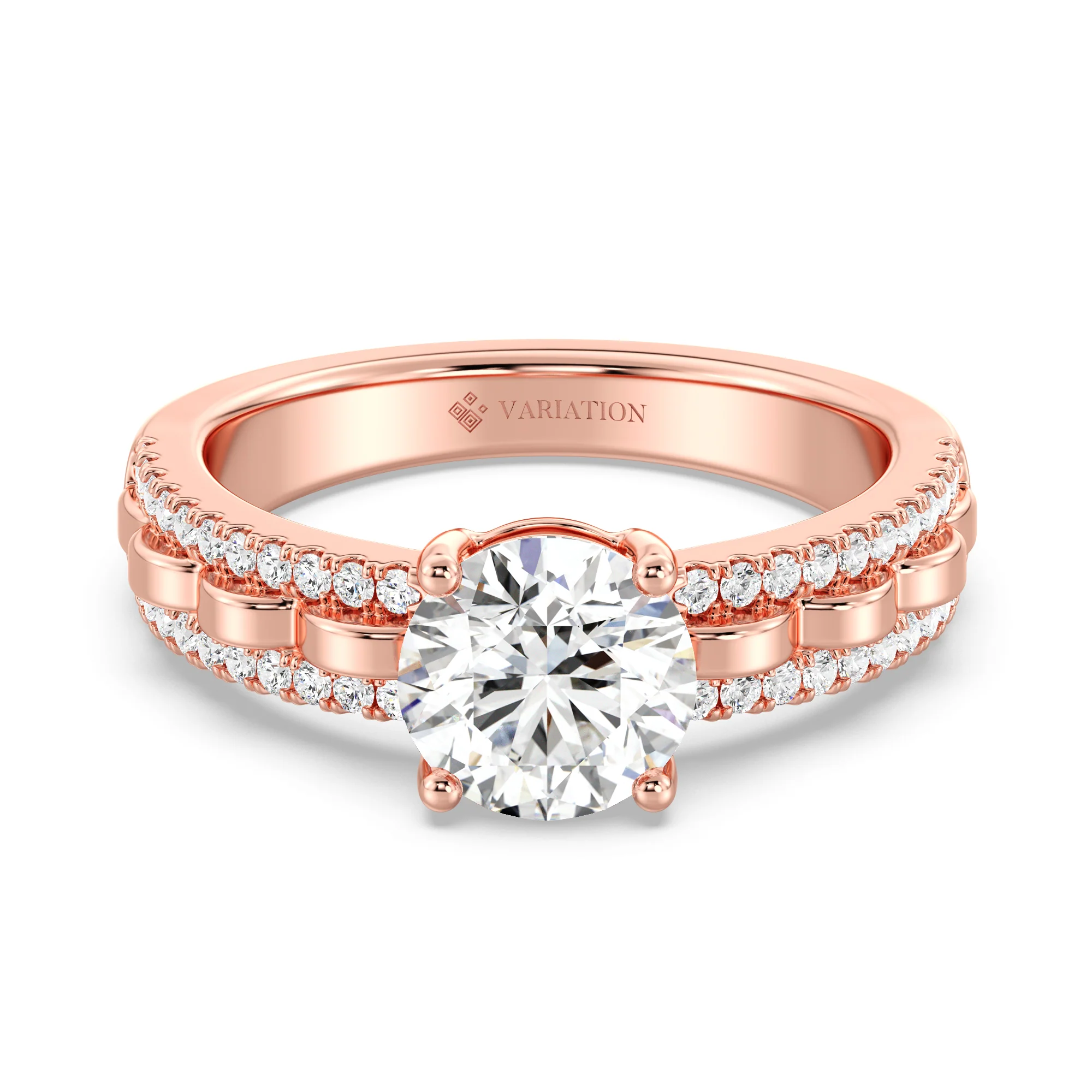 1.5 Carat Round Cut Lab Grown Diamond Solitaire Engagement Ring in 18K Gold - Image 6