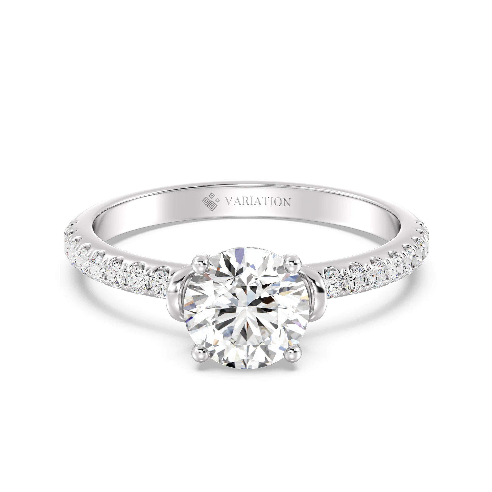 1 Carat Round Cut Lab Grown Diamond Solitaire Engagement Ring in 18K Gold - Image 11