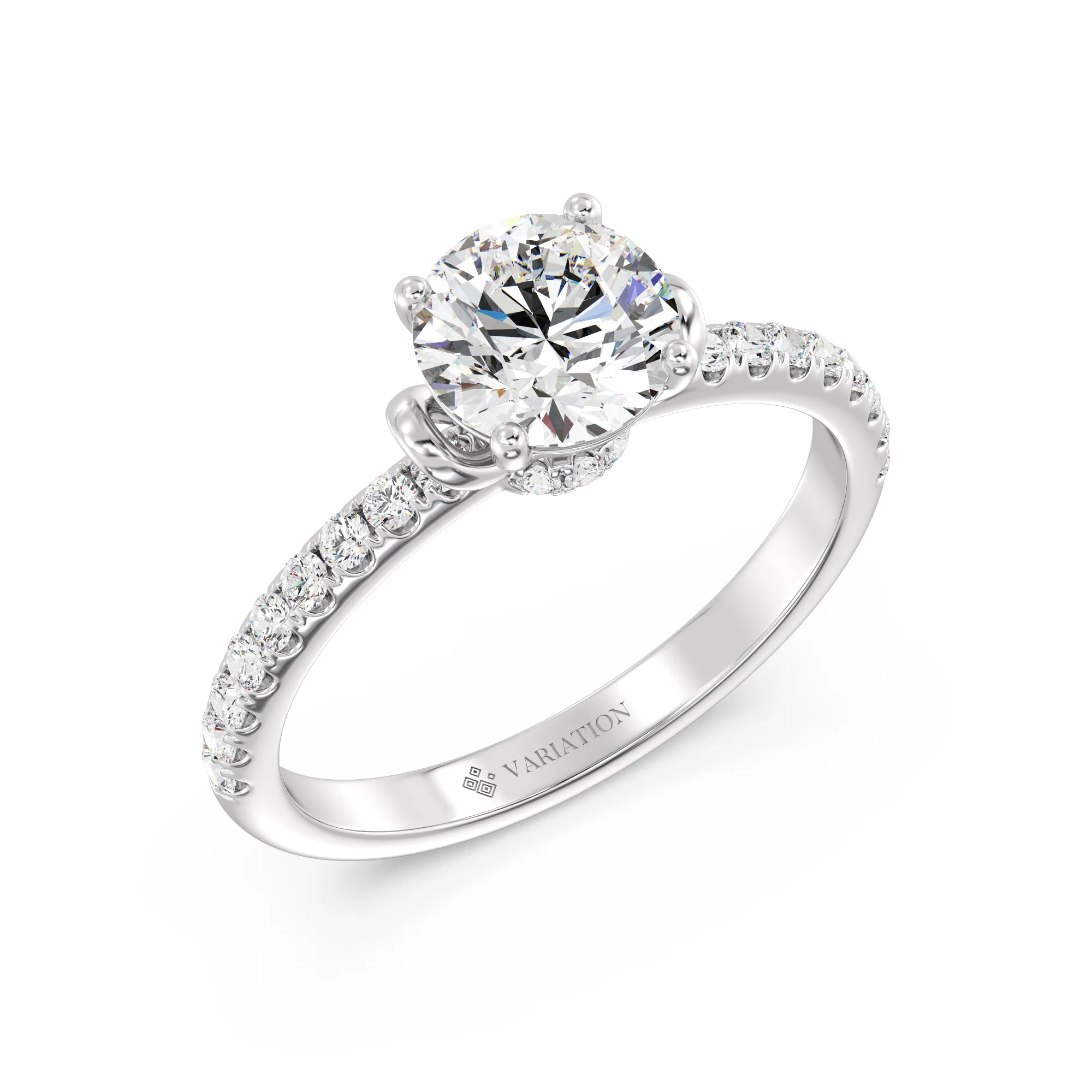 1 Carat Round Cut Lab Grown Diamond Solitaire Engagement Ring in 18K Gold - Image 15