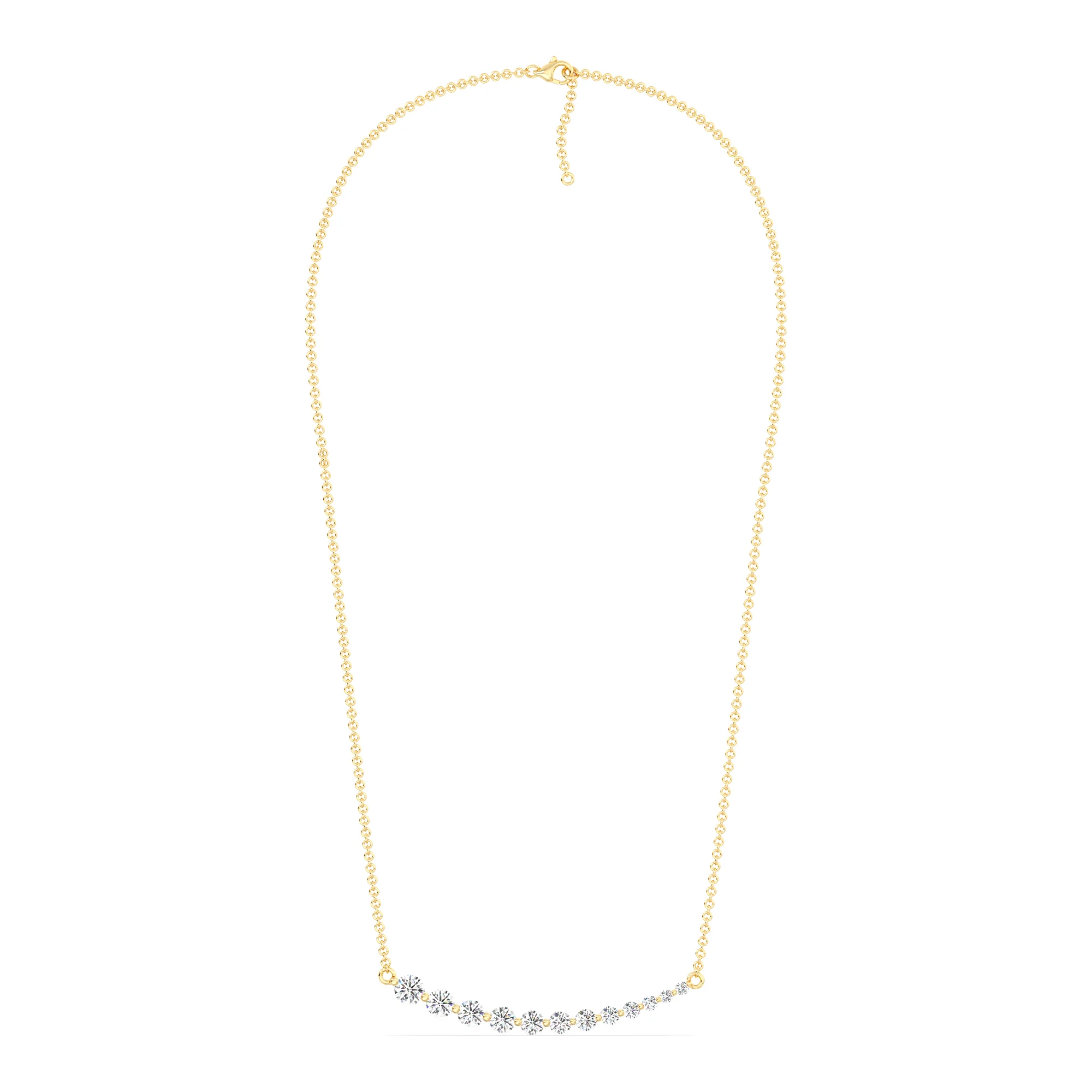 Asymmetric Smile Necklace - Image 4