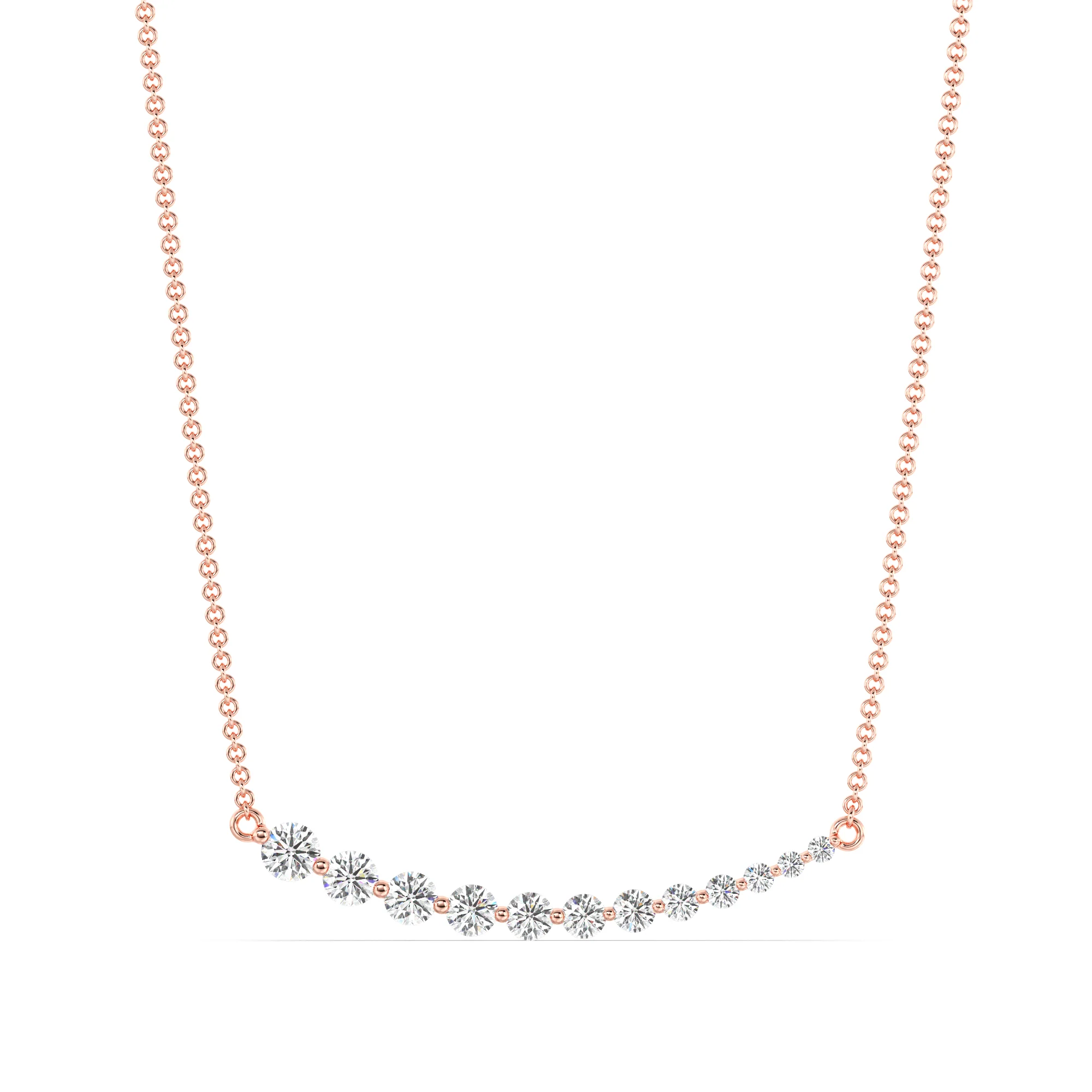 Asymmetric Smile Necklace - Image 5