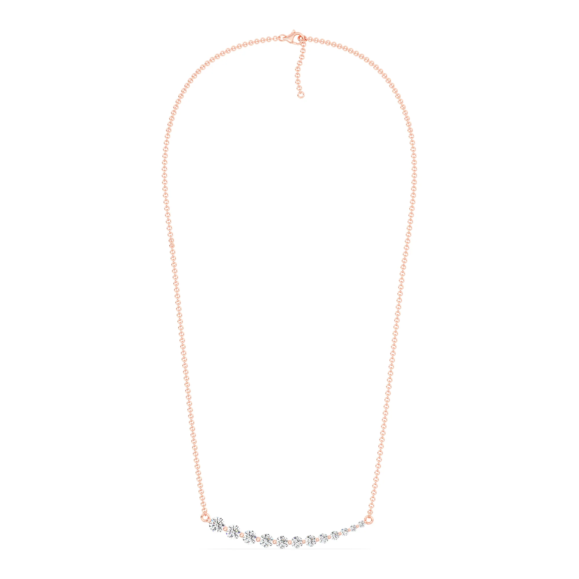 Asymmetric Smile Necklace - Image 8