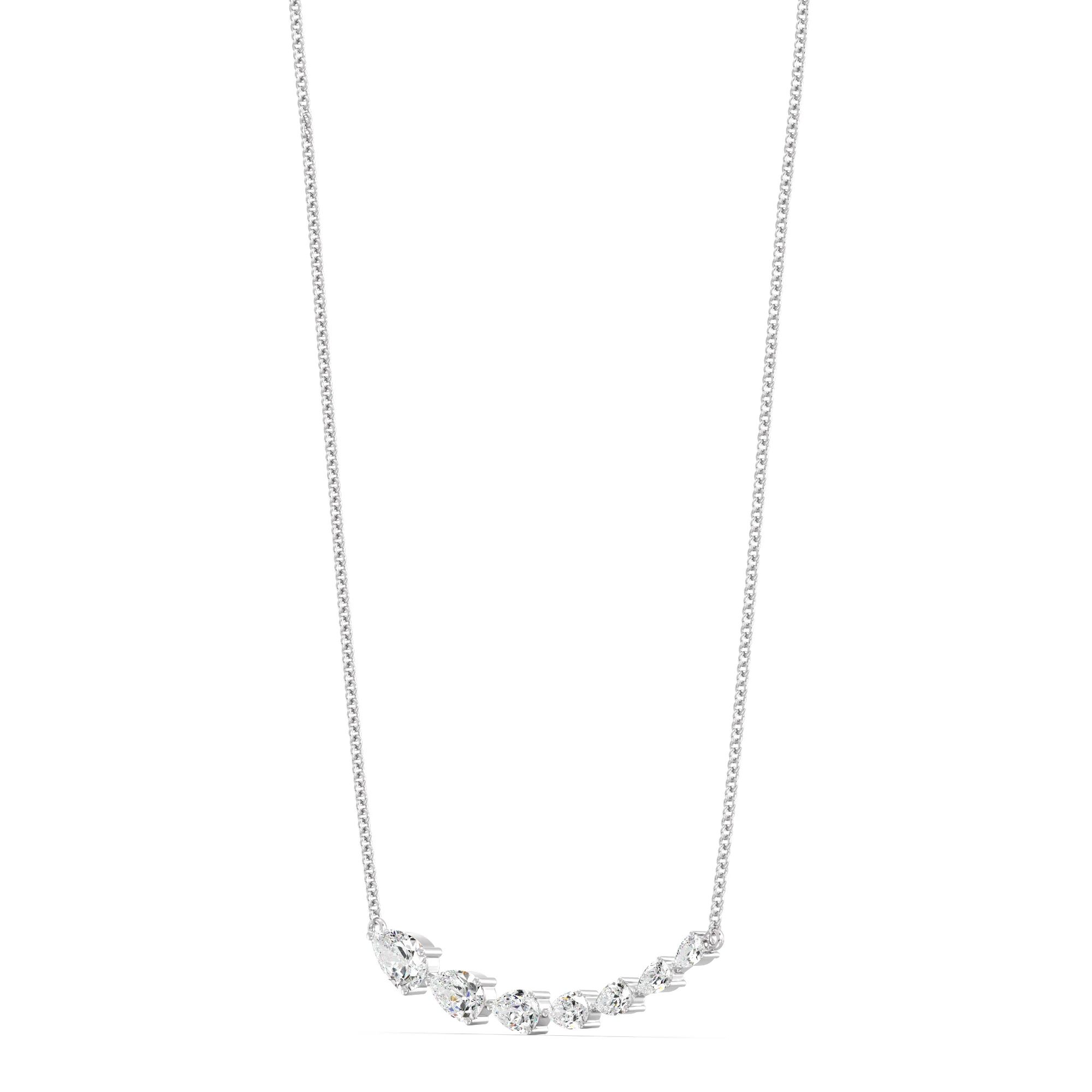 Asymmetric Smile Necklace - Image 10