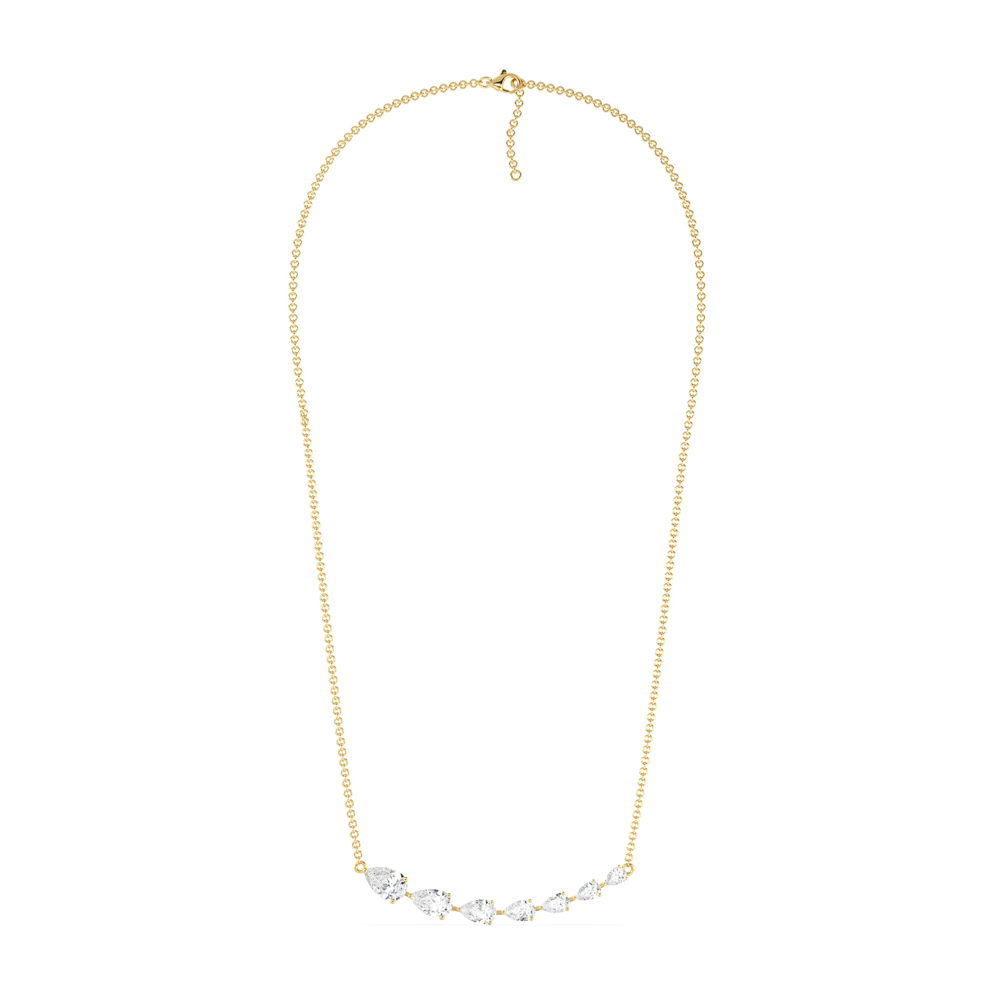 Asymmetric Smile Necklace - Image 4