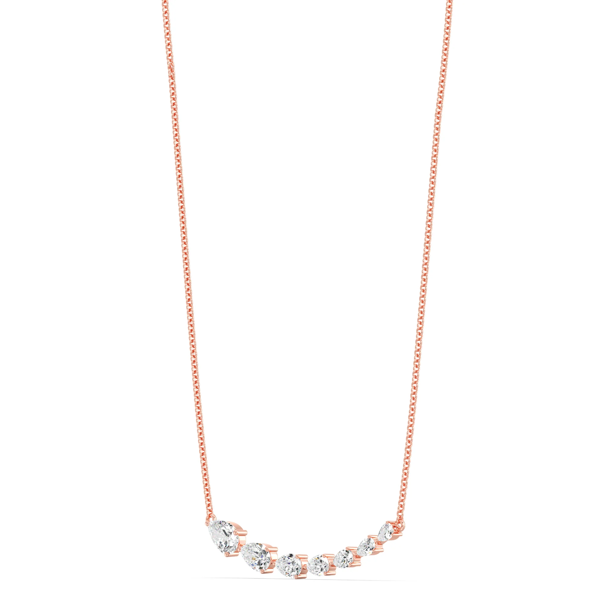 Asymmetric Smile Necklace - Image 6