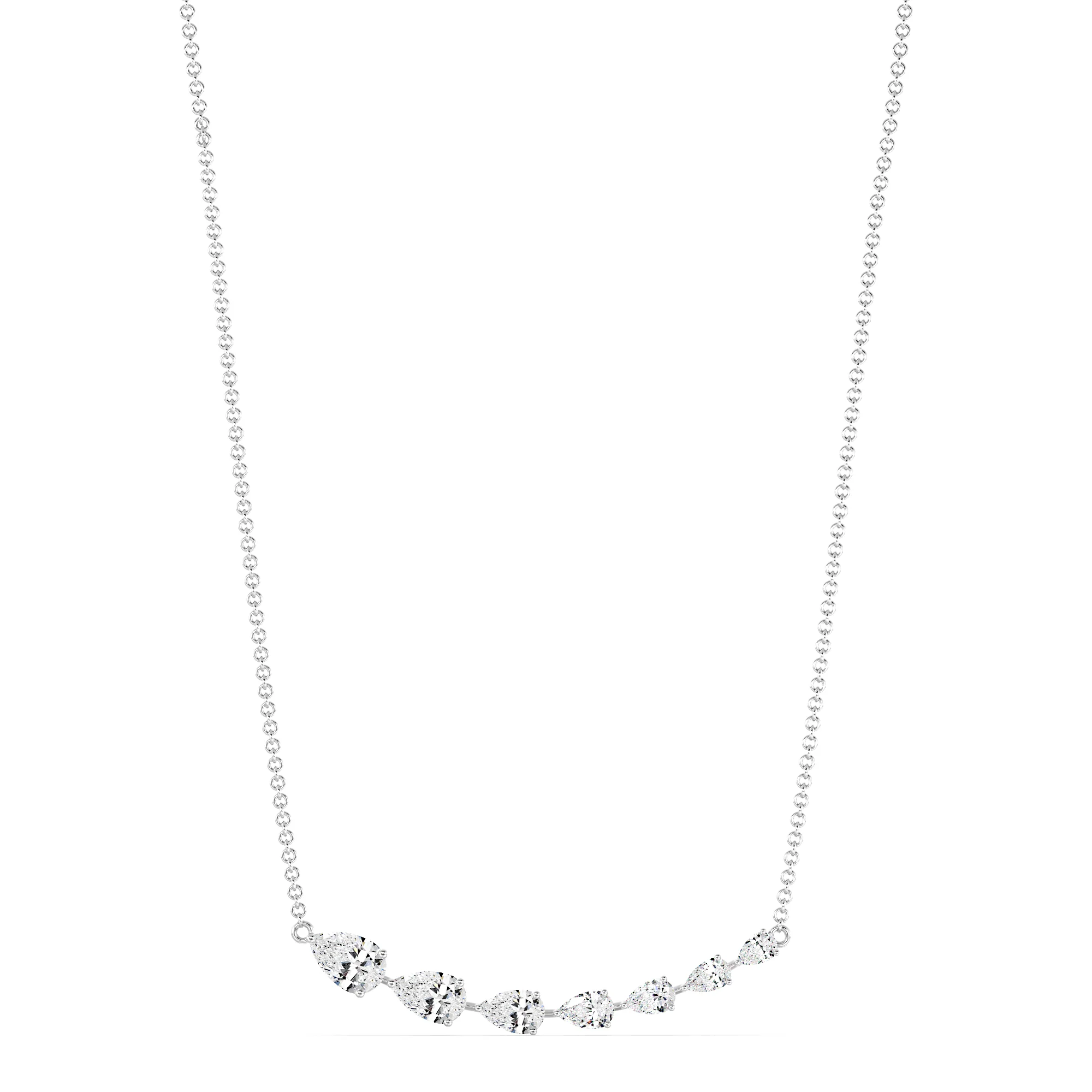 Asymmetric Smile Necklace - Image 9