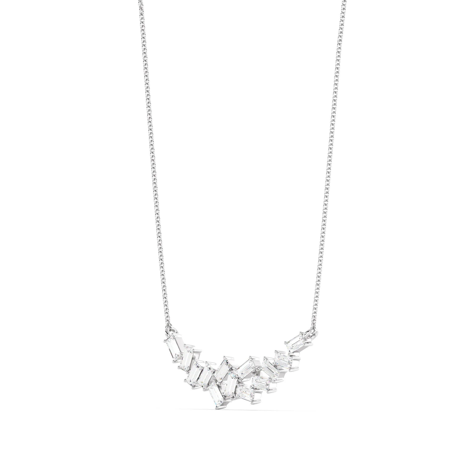 Baguette Pendant Necklace - Image 10