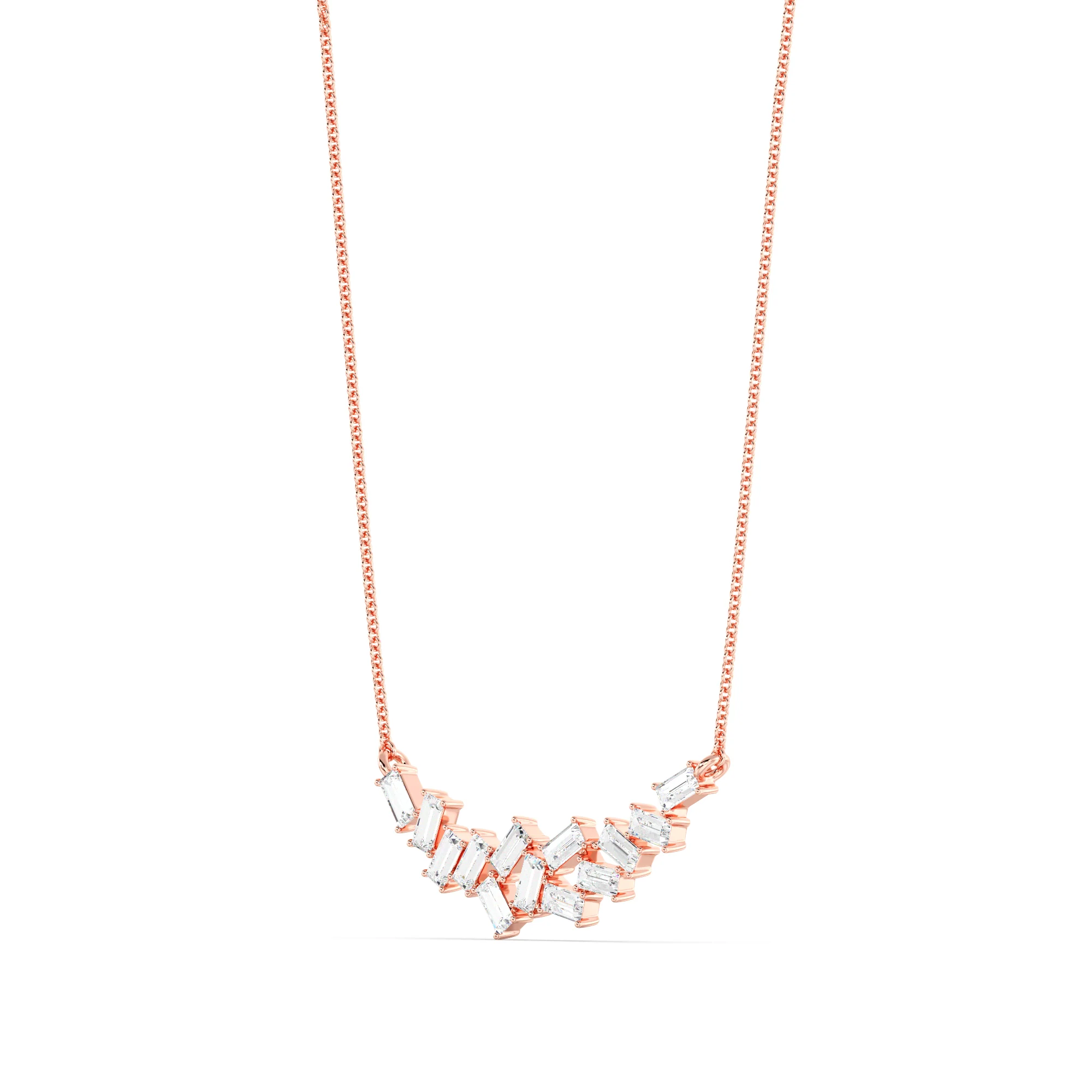 Baguette Pendant Necklace - Image 6