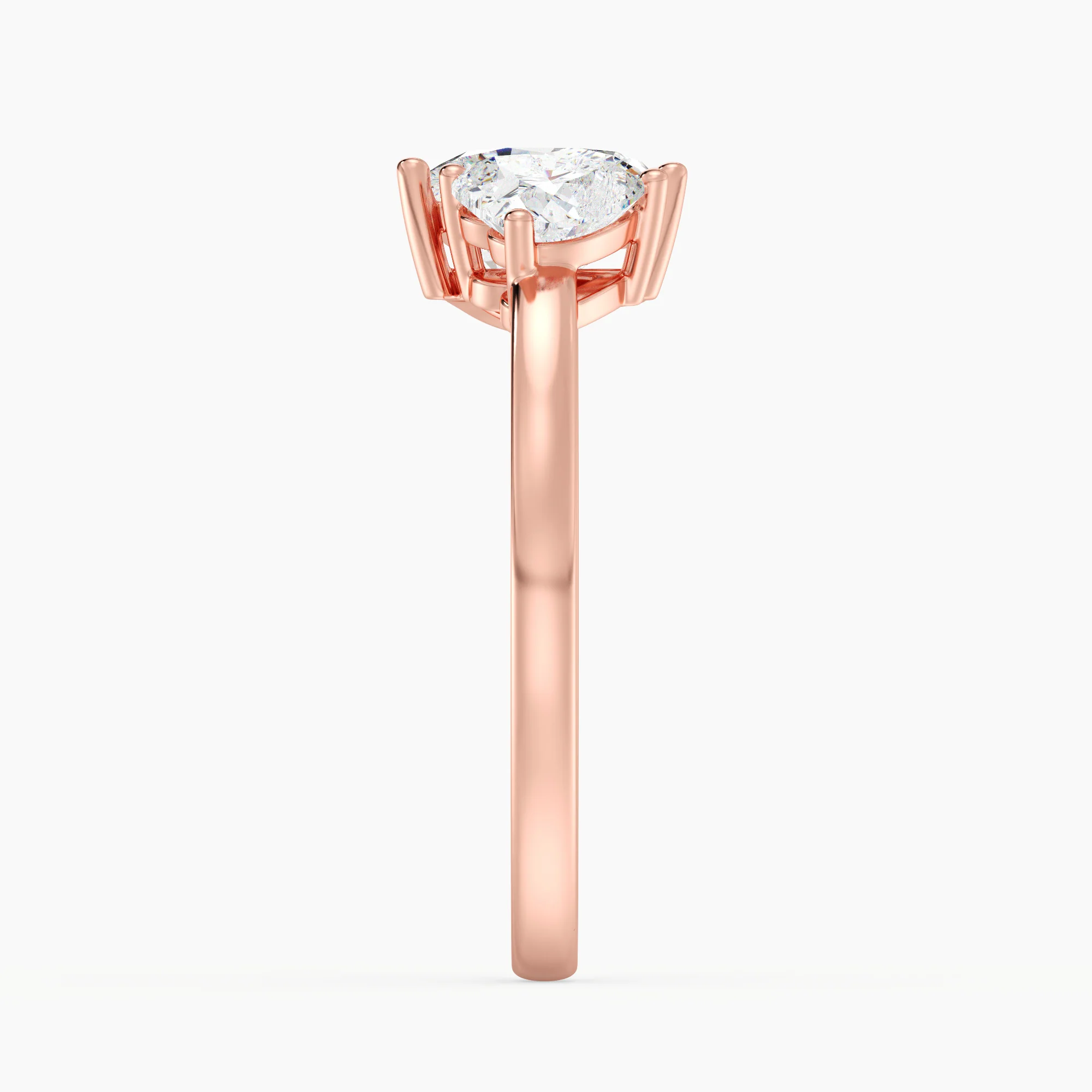 Heart Cut Lab Grown Diamond Toi et Moi Ring in 18K Gold - Image 10